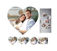 Magnete da frigorifero personalizzato, magneti per frigorifero personalizzati con forme variabili, calamite personalizzate per aggiungere le vostre foto, magneti da frigorifero con foto, magneti per