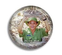 Magnete da frigorifero Vietnam Cu Chi Tunnels Ho Chi Minh magneti in vetro per frigorifero souvenir carino cristallo magnete decorazione per lavagna ufficio casa regalo