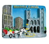 Magnete decorativo da frigorifero 3D souvenir di Montreal Canada Attrazioni della città