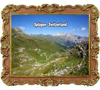 Magnete decorativo per frigorifero, souvenir di viaggio in Svizzera, Splügen