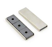 Magnete Del Canale Ferrite Per Fai -Da -Te, Artigianato E Hobby - 76 x 23 x 6,3mm Di Spessore - 10kg