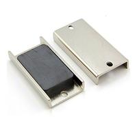 Magnete Del Canale Ferrite Per Fai -Da -Te, Artigianato E Hobby - 76 x 38 x 11,6mm Di Spessore x 4mm - 25kg Di Tiro - Pacchetto Di 10