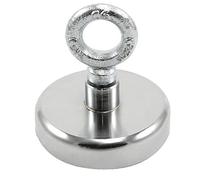 Magnete Di Recupero Della Ferrite Con Eyebolt M10 Per Pesca A Magnete, Recupero, Recupero E Caccia Al Tesoro - 80Mm Dia x 70mm Di Altezza - 60kg