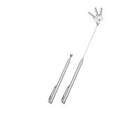 Magnete Estendibile con Design di Penna - Magnete per Sollevamento Oggetti Allungabile a Forma di Penna, in Metallo, 62cm, Argento