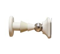 Magnete fermaporta Anti collisione Fermaporta magnetico hardware morbido e silenzioso for parete for soggiorno camera da letto(Wit)