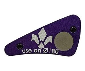 Magnete formula per sensore di velocita e bike 6 fori 180mm viola