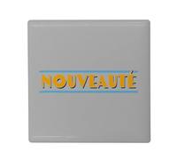 Magnete Frigo Ceramica Quadrata - Novità Art Deco Retro Bambino - Formato 5 x 5 cm - Magnet decorativo Souvenir per Frigorifero e Lavagna Magnetica stampata in Francia