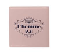 Magnete Frigo Ceramica Quadrata - Uomo 2.0 Luxe Vintage France Art Deco - Formato 5 x 5 cm - Magnet decorativo Souvenir per Frigorifero e Lavagna Magnetica stampata in Francia