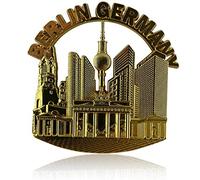 magnete in metallo BERLINO | tipico capitale souvenir | magnete da frigorifero | progettato in Germania