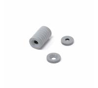 Magnete In Neodimio N42 10x2mm, Foro 3,2mm, Ptfe, Trazione 1,2kg (nord) x100