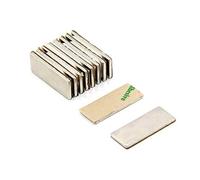 Adesivo 25 X 10 X 1,5 Mm N42 Magnete Neodimium - 2.2kg Trazione, sud (10)