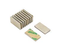 Magnete Neodimio N42 Adesivo Per Arti, Artigianato, Produzione Di Modelli, Fai -Da -Te, Hobby, Ufficio E Casa - 20mm x 10mm x 1,5mm Di Spessore - 2kg - Pacco Di 100
