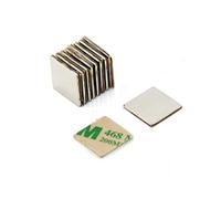 Magnete Neodimio N42 Adesivo Per Arti, Artigianato, Produzione Di Modelli, Fai -Da -Te, Hobby, Ufficio E Casa - 15mm x 15mm x 1mm Di Spessore - 1,2kg Di Tiro - Pacchetto Di 10