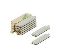 Magnete Neodimio N42 Adesivo Per Arti, Artigianato, Produzione Di Modelli, Fai -Da -Te, Hobby, Ufficio E Casa - 20mm x 6mm x 1,5mm Di Spessore - 1,6kg Di Tiro - Pacco Di 100