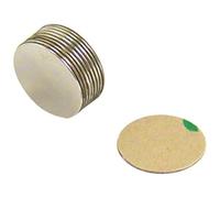 Magnete Neodimio N42 Adesivo Per Arti, Artigianato, Produzione Di Modelli, Fai -Da -Te, Hobby, Ufficio E Casa - 15mm Dia x 0,5mm Di Spessore - 0,28kg Di Tiro A Nord - Pacchetto Di 10