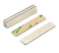 Magnete Neodimio N42 Adesivo Per Arti, Artigianato, Produzione Di Modelli, Fai -Da -Te, Hobby, Ufficio E Casa - 50mm x 10mm x 2mm Di Spessore - 5,5kg Di Tiro - Pacchetto Di 10