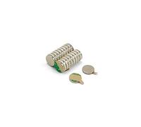 Magnete Neodimio N42 Adesivo Per Arti, Mestieri, Produzione Di Modelli, Fai -Da -Te, Hobby E Imballaggi - 12mm Dia x 2mm Di Spessore - 1,6kg Di Tiro - Pacchetto Di 200