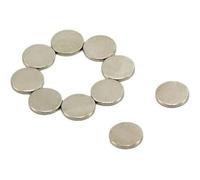 Magnete Neodimio N42 Diametralmente Magnetizzato Per Interruttori Di Reed, Rack E Pignoni, Alberi E Per Fornire Un Movimento Rotazionale - 8mm Dia x 1mm Di Spessore - Pacco Di 10