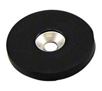 Magnete Neodimio N42 Rivestito In Gomma Per Arti, Artigianato, Produzione Di Modelli, Fai -Da -Te, Hobby, Ufficio E Casa - 40mm Dia x 5mm Di Spessore x 6,2mm C/Lavello - 5kg Di Tiro - South
