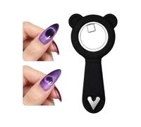 Magnete Occhio Di Da Unghie Testa Di Orso In Silicone Antiscivolo Da Una | Magnete Per Unghie Kitten Eye A Forma Di Cuore E Anello Per Saloni, , Viaggi, Feste, Principianti Ed Appassionat