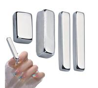 Magnete occhio di gatto - Magnete occhio di gatto - Smalto per unghie occhio di gatto | Set di magneti per unghie cilindrici potenti a doppia estremità, penne magnetiche per smalto super lunghi