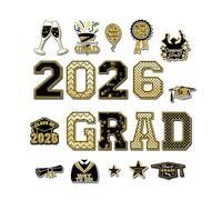 Magnete per auto - 20 pezzi adesivi per veicoli riutilizzabili originali e - Adesivi e magneti per auto di laurea 2026 - Per porte del garage, frigoriferi, lavatrici, a microonde