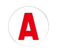 Magnete per auto con lettera A in formazione, adesivo rimovibile per auto, per adolescenti, adulti, studenti, principianti