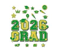 Magnete per auto per la laurea 2026-24 Parti di decorazione magnetica,Magnete per auto,per esterni Automobili, Porta Frigorifero, Parata, Virata, Festa di laurea