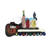 Magnete per frigorifero 3D Stoccolma Svezia Regalo Souvenir, Resina fatta a mano Stoccolma Magnete per frigorifero Casa e Cucina Decorazione Collezione
