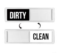Magnete per lavastoviglie Clean Dirty Indicatore segno con forte magnete fissaggio stabile e comunicazione chiara dello stato del piatto (A)
