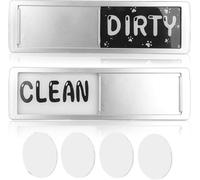 Magnete per Lavastoviglie con Cartello Pulito/Sporco - Segno Scorrevole Resistente ai Graffi - Decorazione per Frigorifero