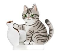 Magnete per Supporto Baffi Di Gatto:, Decorazione per, Vaso Magnetico per Frigorifero, Design Di Gatto In Ceramica, Raccogli Baffi Perduti, Forte Schienale Magnetico | Casa,