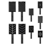 Magnete per unghie,9 Pezzi ad Alta Potenza - Kit per French Nail Design,Per Salone, Viaggio, Casa, Artisti, Donne, Principianti, Pratica