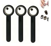 Magnete per unghie a forma di occhio di gatto a forma di anello, forte anello magnetico occhio di gatto, strumento magnetico circolare cavo con manico, Y & Rin-gMagnet, facile da usare per la casa fai
