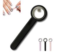 Magnete per unghie a forma di occhio di gatto a forma di anello, magnete portatile a forma di occhio di gatto per unghie, strumento magnetico per unghie, kit fai da te per manicure per principianti e