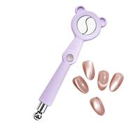 Magnete per Unghie Bacchetta Magnetica per Manicure a Forma di Orso 5-in-1 | bacchetta gel unghie scintillante Salone matrimonio uso quotidiano casa studio San festa di compleanno