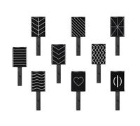 Magnete per Unghie - Set da 9 Pezzi di Strumenti Manicure ad Alta Resistenza - Set di Pennelli Magnetici per Unghie in Gel UV,per Donne Principianti Hobbistica Casa Viaggio Salone