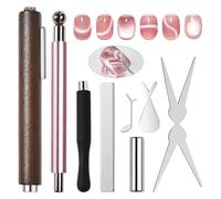 Magnete per unghie | Set Glitter per Manicure,Calamita per unghie in gel - per Creatività, Salone, Casa, Principianti, Donne e Ragazze