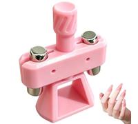 Magnete per unghie, strumento portatile rotante a 360°, dispositivo magnetico automatico con struttura robusta, accessorio in gel con stile compatto, accessori per la casa per donne, principianti