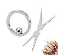 Magnete potente per le unghie A forma di anello portatile e riutilizzabile | Magnete per Smalto Semi-Permanente per Uso Domestico e Salone, Donne Ragazze Principianti Artiste Fai da Te Manicure
