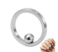 Magnete potente per le unghie Portatile a forma di anello e riutilizzabile | Strumento magnetico per le unghie per Effetto Sguardo Felino, Manicure Fai da Te a Casa, Ideale per Principianti e