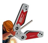 Magnete quadrato per saldatura, angoli regolabili 20°-200° strumento di saldatura - attrezzatura magnetica di posizionamento con commutazione per cantieri navali, fattorie, costruzioni, tubi, soffitti