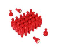 Magnete Rossa Dello Skittle Per Frigorifero, Ufficio, Lavagna, Tavola Da Preavviso, Archiviazione - 12mm Dia x 21mm Di Altezza - Pacchetto Di 48