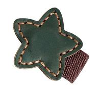 Magnete segnalibro in pelle,segnalibro magnetico in pelle,Porta carta stella a cinque punte, supporto per libro magnetico retrò fatto a mano, clip per marcatori di libro per lettori amat