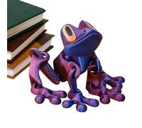 Magnete stampato Frog Fridge Magnet, 20,5 cm (Length) Creative Model, Articolated Decoration, Detailed Design, Home, Ufficio, Frigorifero Decor