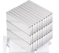 Magnete Stark, Magneti forti da 30 pezzi, Magneti al neodimio extra forti da 30x10x3 mm, Magneti per lavagna magnetica, Magnete rettangolare forte per lavagna bianca