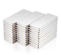 Magnete Stark, Magneti potenti da 32 pezzi, magneti al neodimio extra resistenti 20x8x1.5 mm, magneti per lavagna magnetica, magnete rettangolare per armadio da cucina, ufficio
