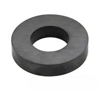 Magnete Tondo con Foro, Magnete ad anello in ferrite, diametro 60mm, per esperimenti elettronici e scientifici, colore nero