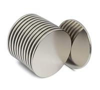 Magneti al neodimio N52 Super Strong - Confezione da 12 potenti magneti terre rare - Rotondo 1.26"D x 0.06" sottili dischi magnetici - Artigianato, scienza o fai da te