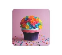 Magneti colorati del frigorifero della stampa della torta del fiore dell'arcobaleno dei cupcakes sveglio per l'ufficio e la cucina dell'armadietto della lavagna